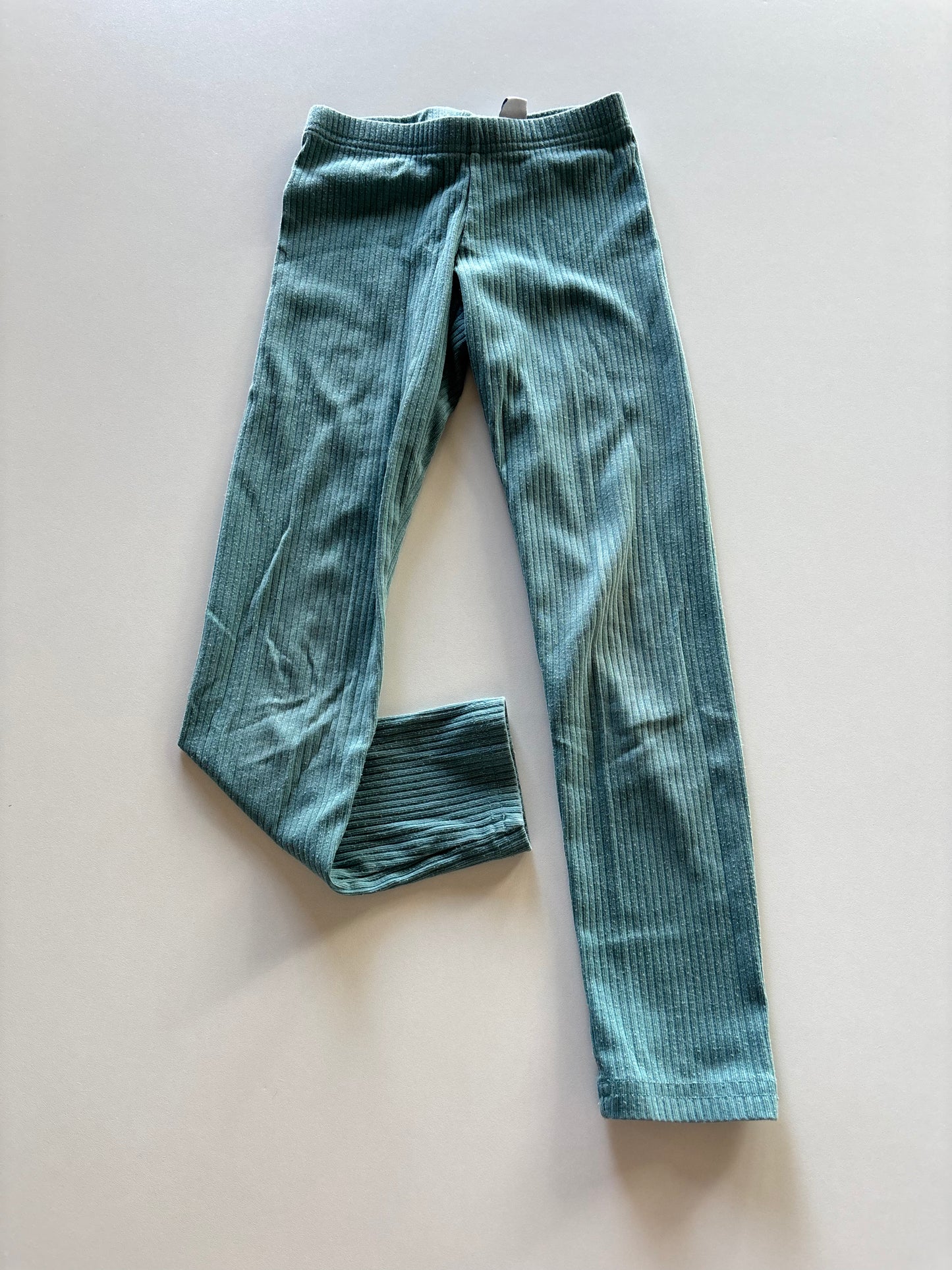 Turquoise Ribbed Leggings