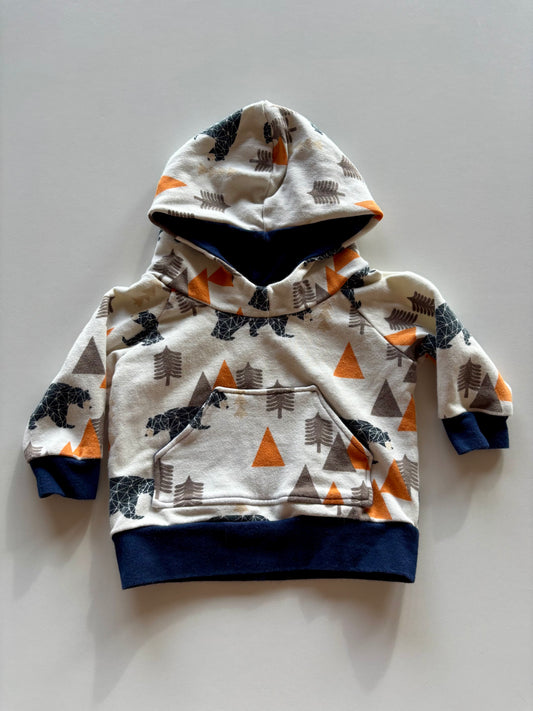 Geometric Bear Hoodie