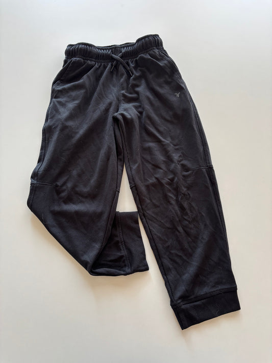 Black Mesh Athletic Joggers