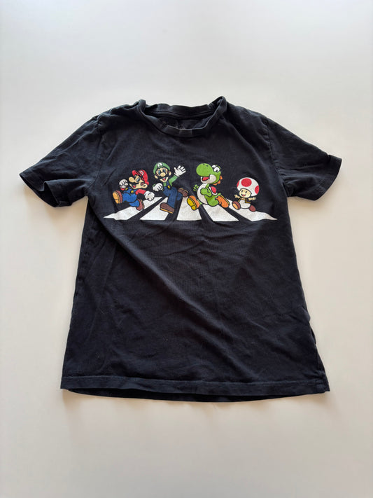 Black Mario Gang Street Crossing Tee