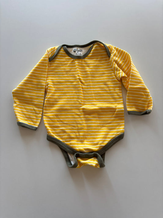 NWOT Yellow Striped Onesie