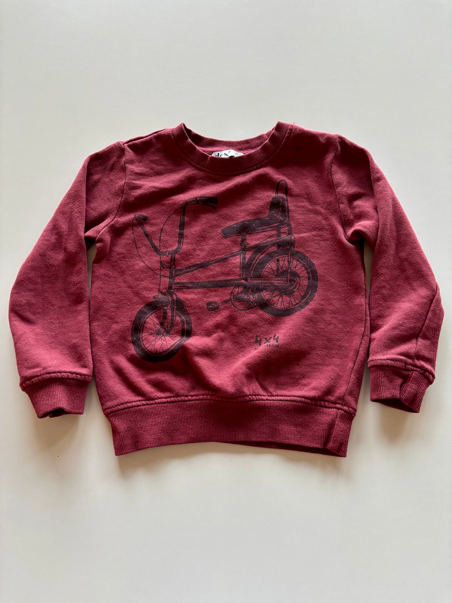 Maroon Banana Bike Crewneck