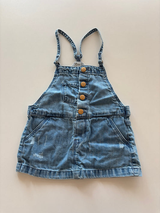 Denim Overall Skirt