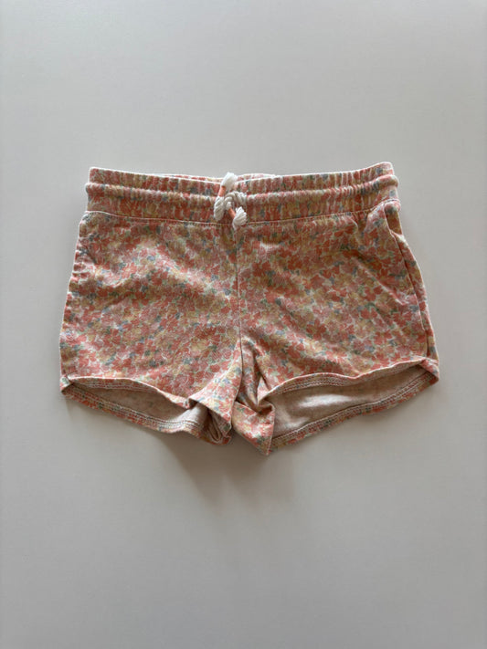 Pink & Orange Floral Shorts