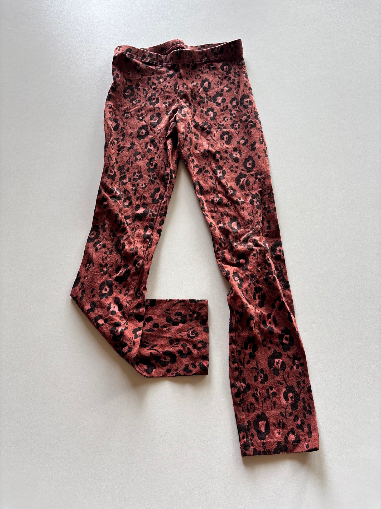Brick Floral Leopard Leggings