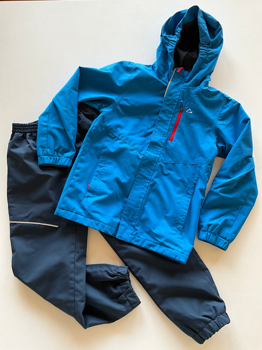 2pc Blue Rain Suit