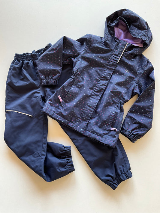 2pc Polka Dot Rain Set
