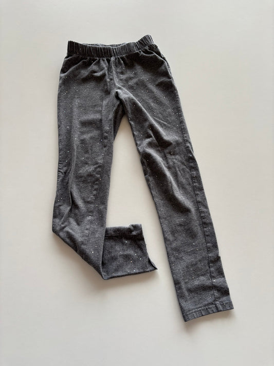 Grey Glitter Leggings