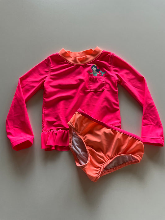 2pc Neon Swim Suit