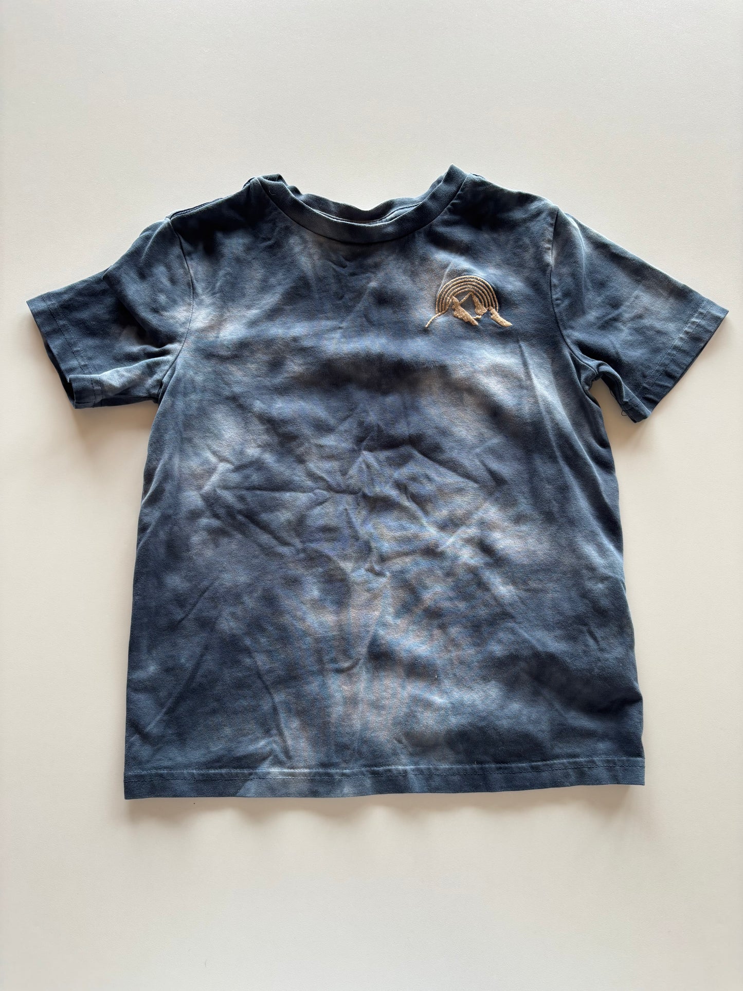 Blue Tie Dye Mountain Tee