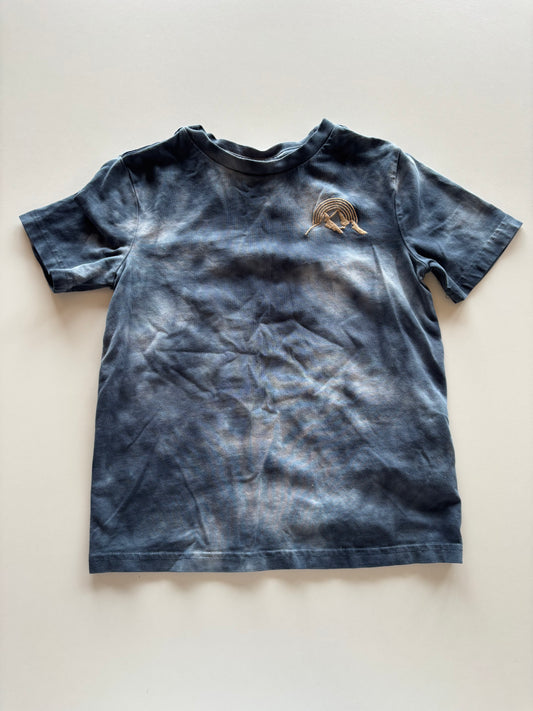 Blue Tie Dye Mountain Tee