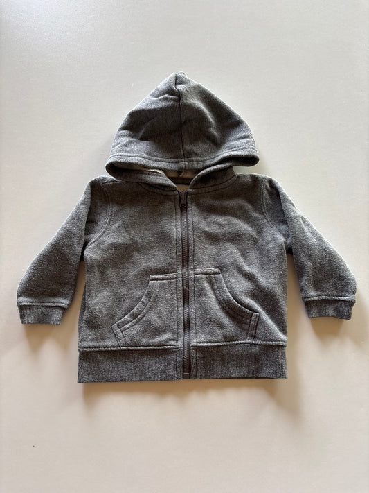 Grey Zip Up Hoodie