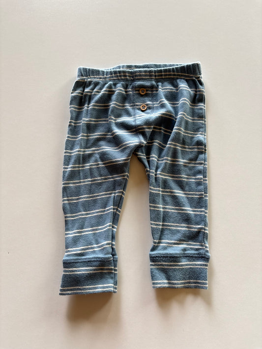 Blue Striped Pants
