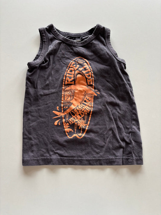 Grey with Orange Shark Tank