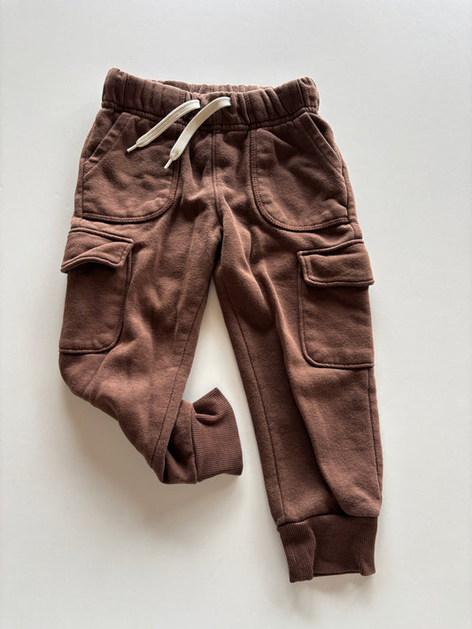 Brown Cargo Joggers