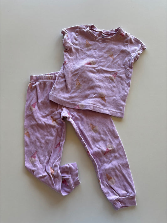 2pc Purple Popsicle Pajamas