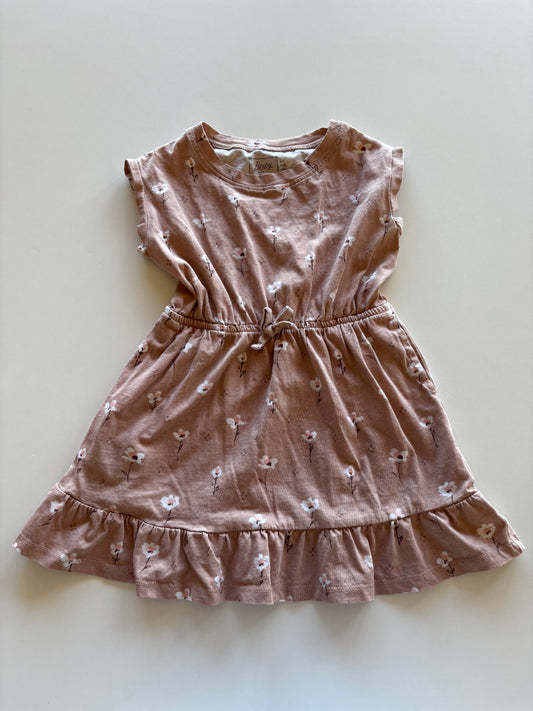 Brown Floral Dress