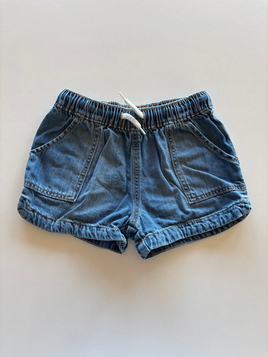 Denim Pull On Shorts
