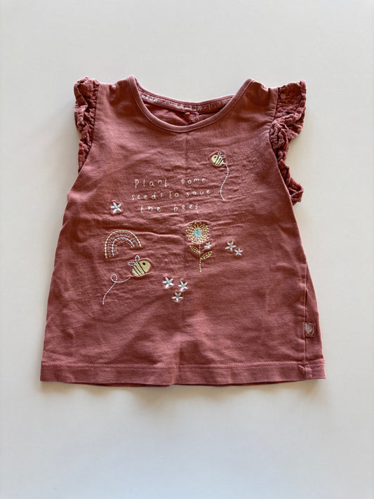 Dusty Rose Bee Tee