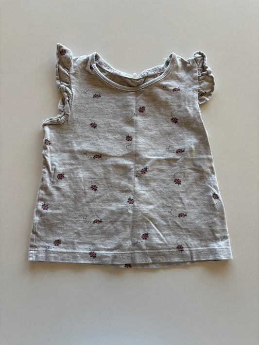 Grey Ladybug Tee