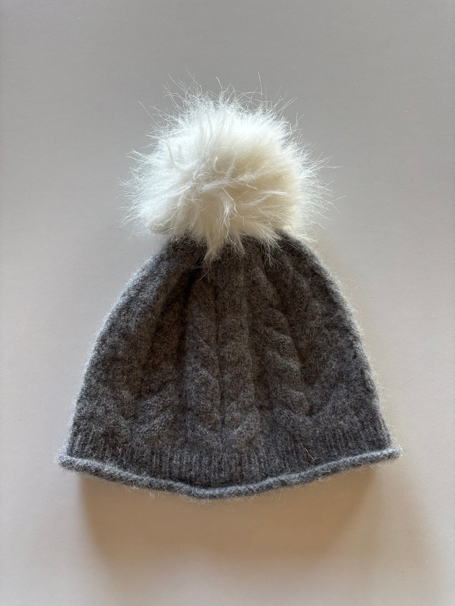 Grey Cashmere Toque