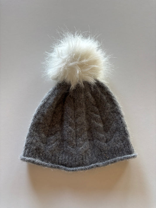Grey Cashmere Toque