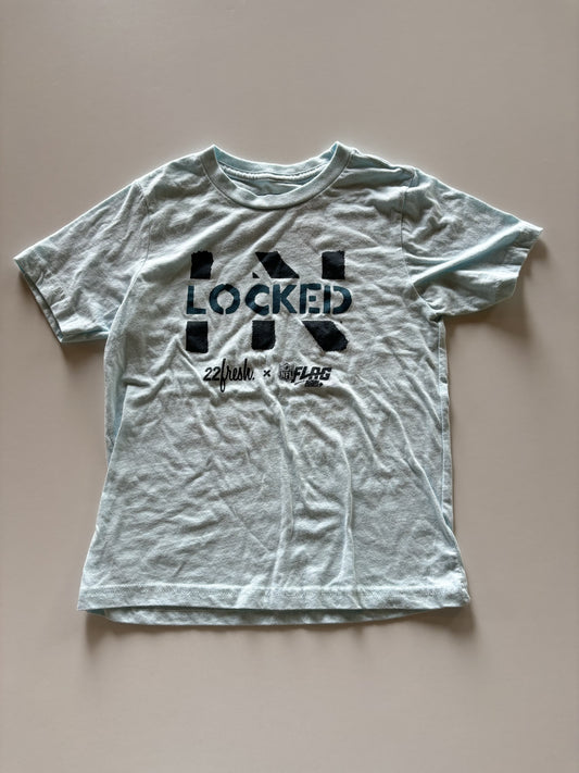 Blue Locked In Tee