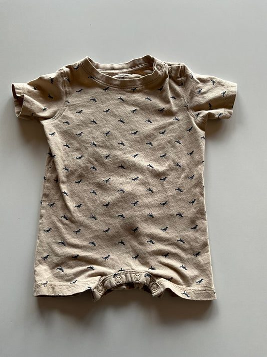 Tan Dino Romper