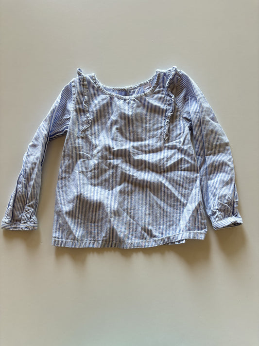 Blue Striped Blouse