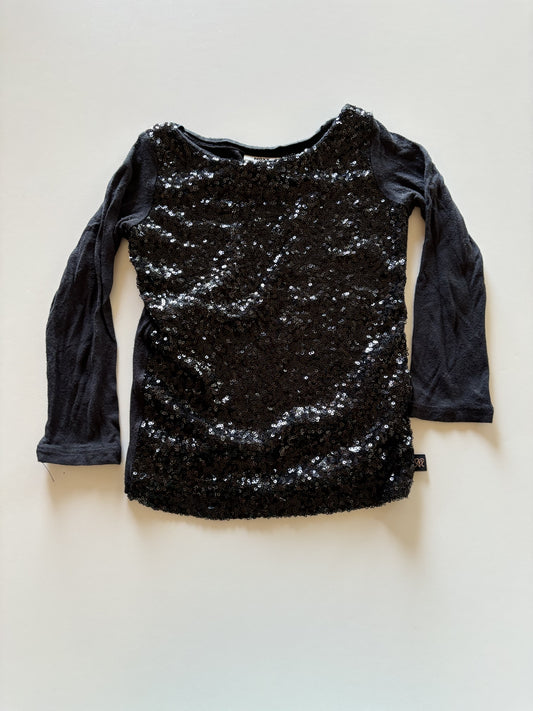 Black Sequin Shirt