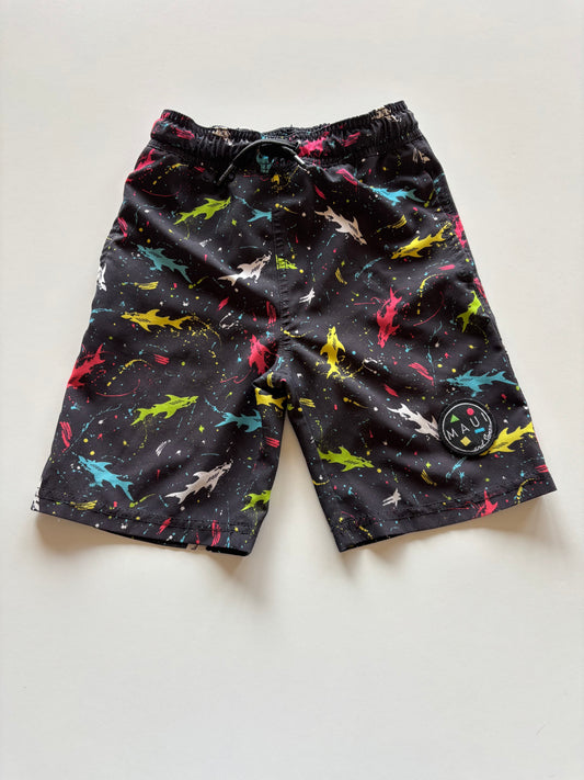 Colourful Sharks Swim Trunks