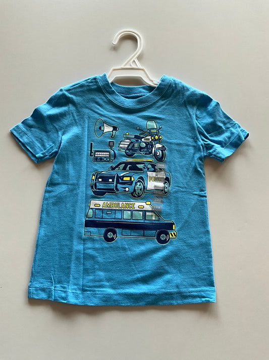 BNWT Emergency Vehicles Tee