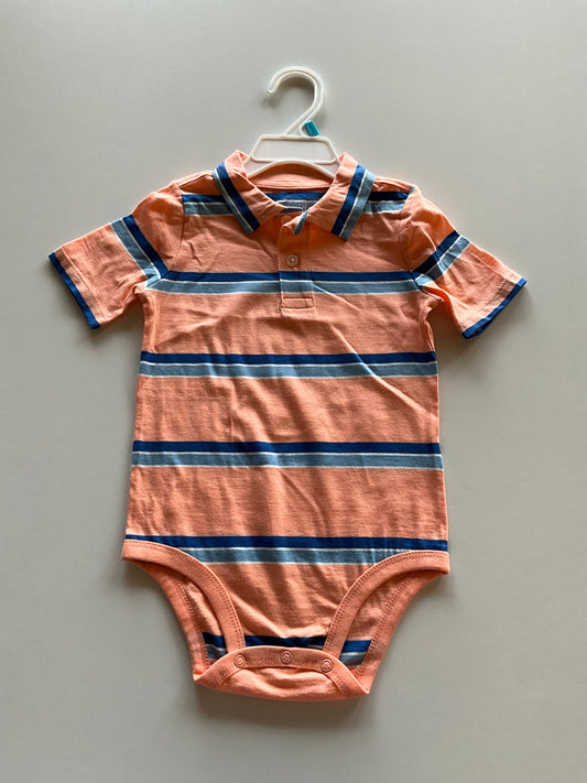 BNWOT Orange Polo Onesie
