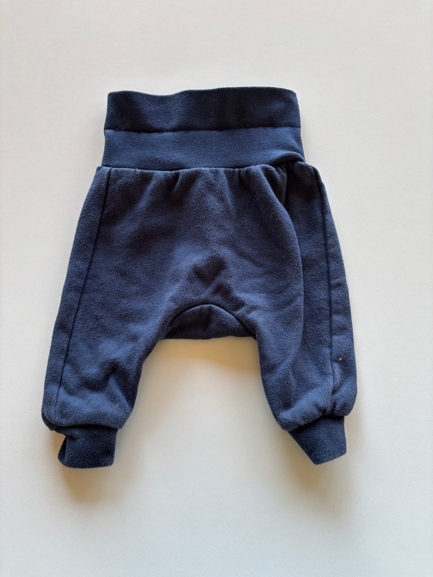Wide Waist Blue Joggers