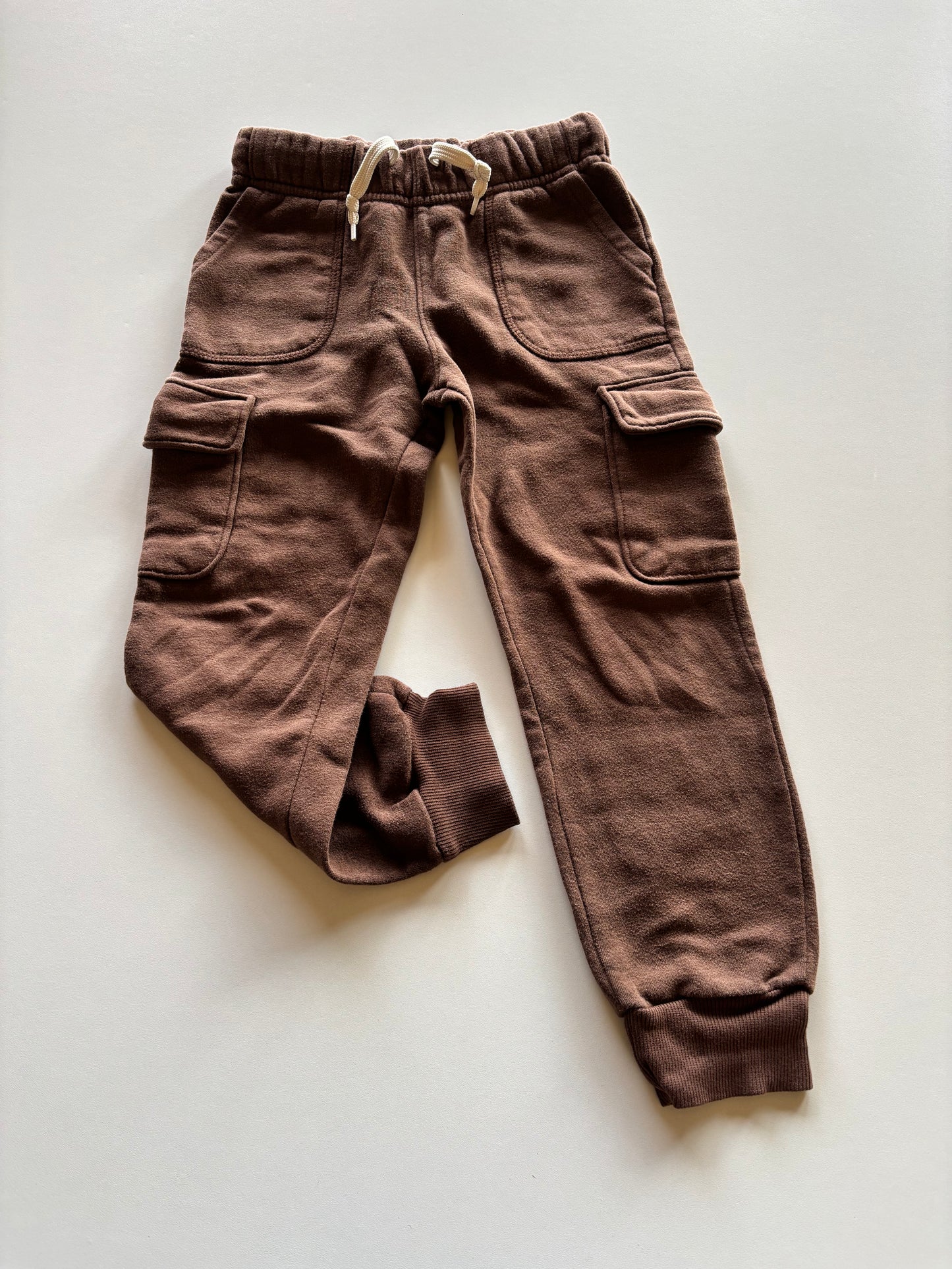 Brown Cargo Joggers