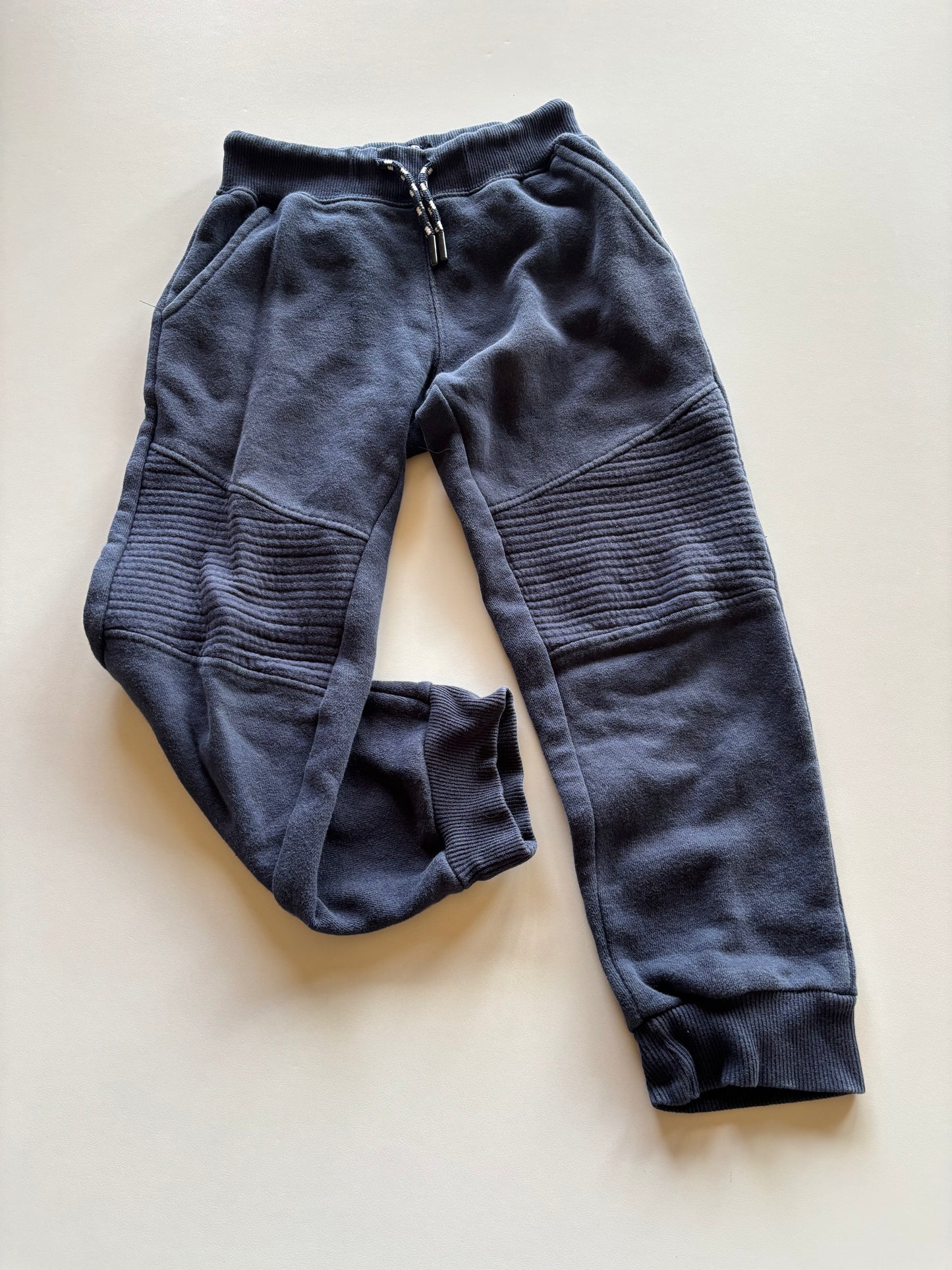 Navy Moto Joggers