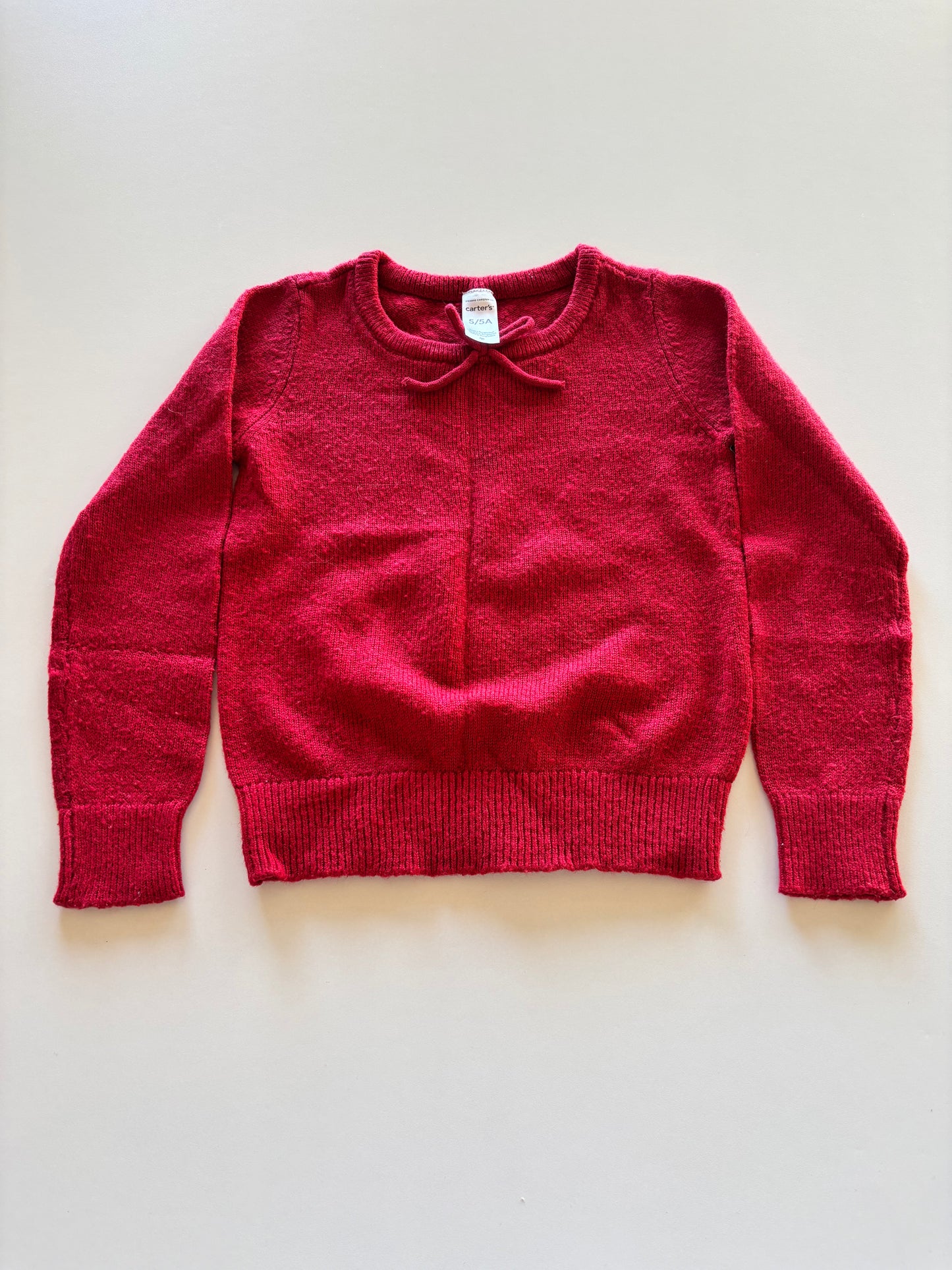 Red Bow Sweater