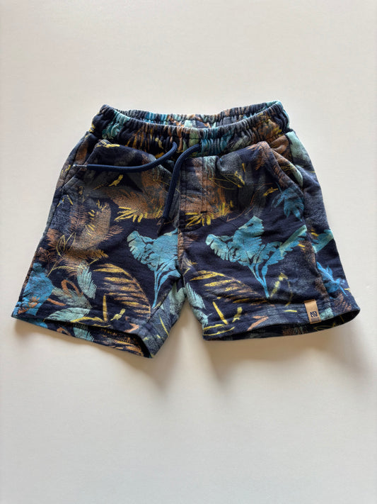 Blue Tropical Shorts