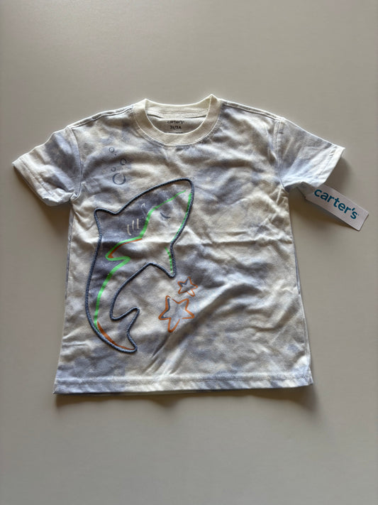 BNWT Tie Dye Shark Tee