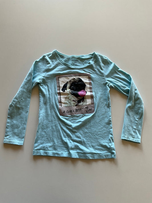 Blue Pug Shirt