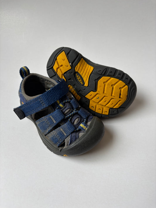 Blue & Yellow Keen Sandals