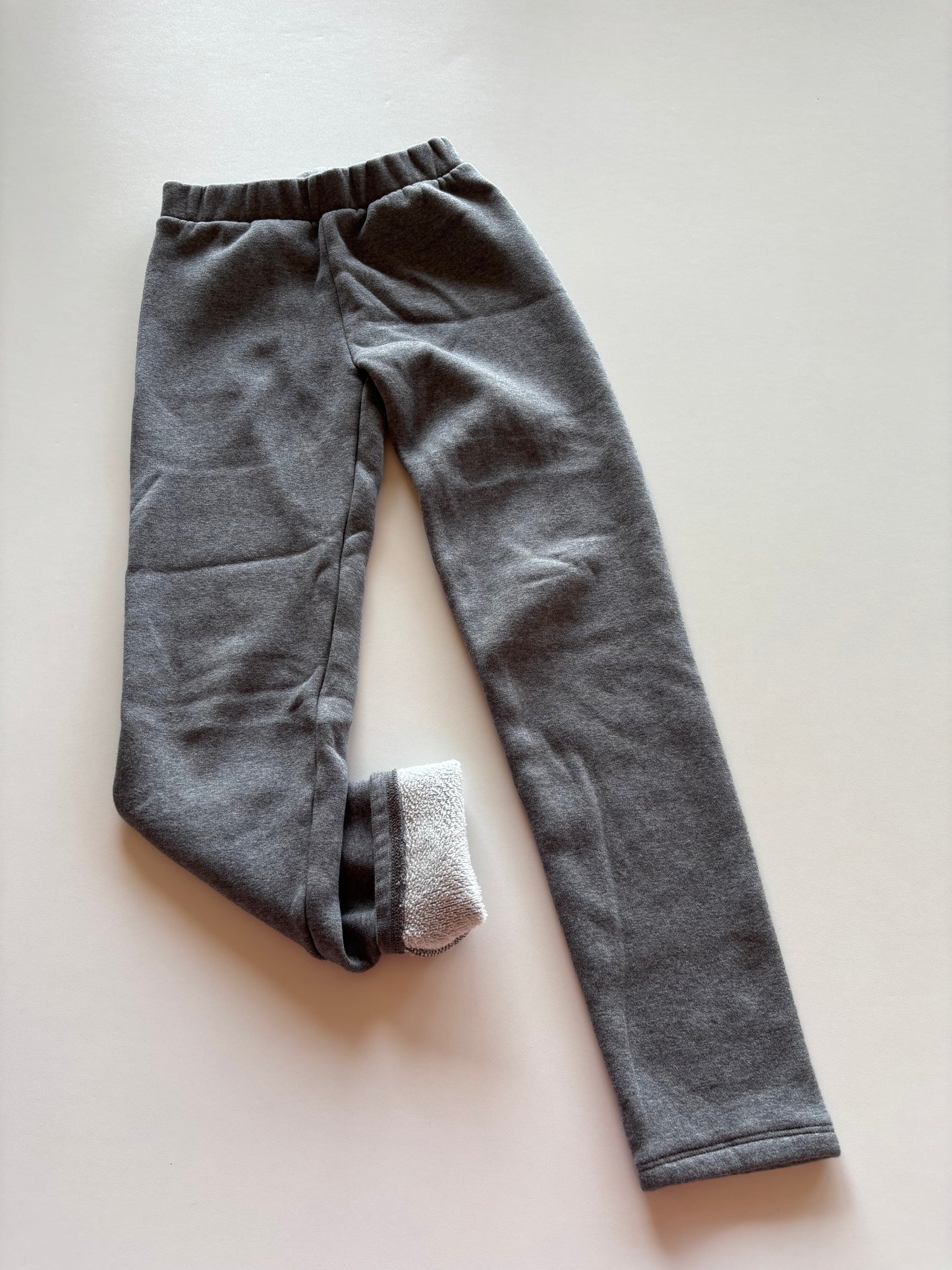 Grey Fleece Lined Leggings