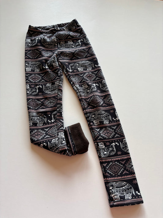 Fleece Lined Elephant Leggings