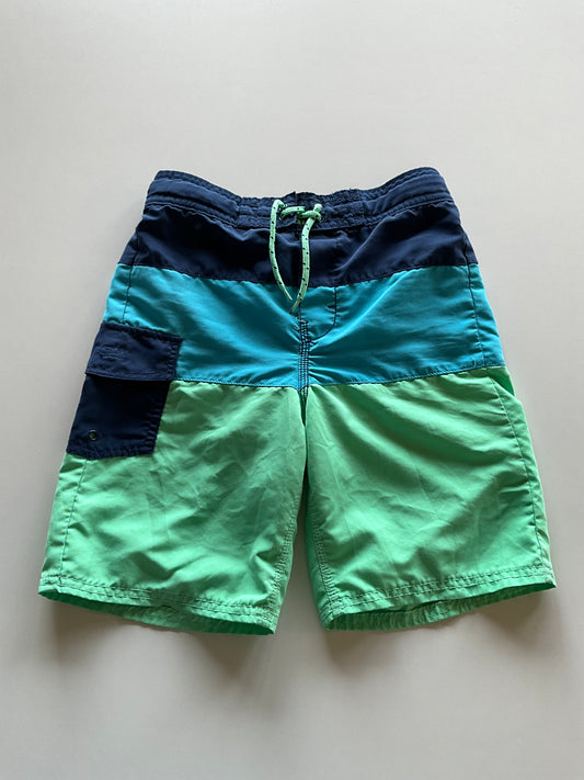 Blue & Green Swim Trunks