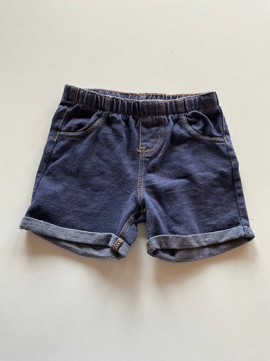 Denim Jeggings Shorts