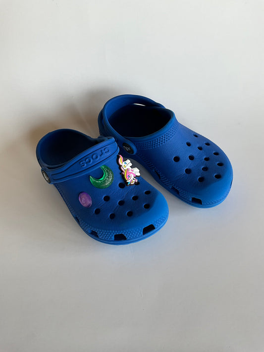 Blue Crocs - size 11