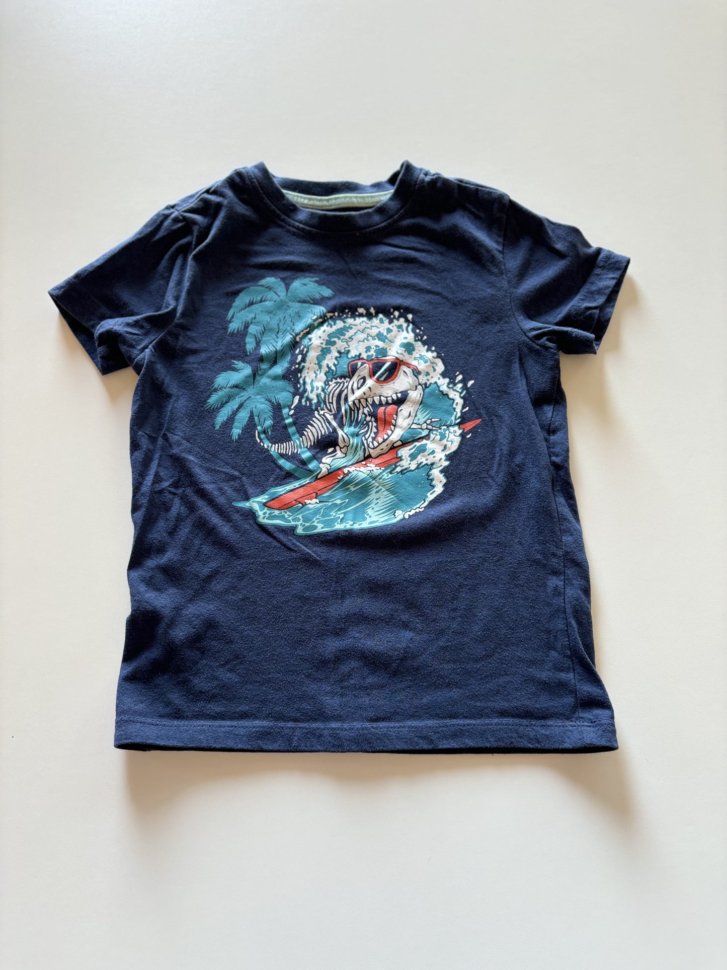 Surfing TRex Skeleton Tee