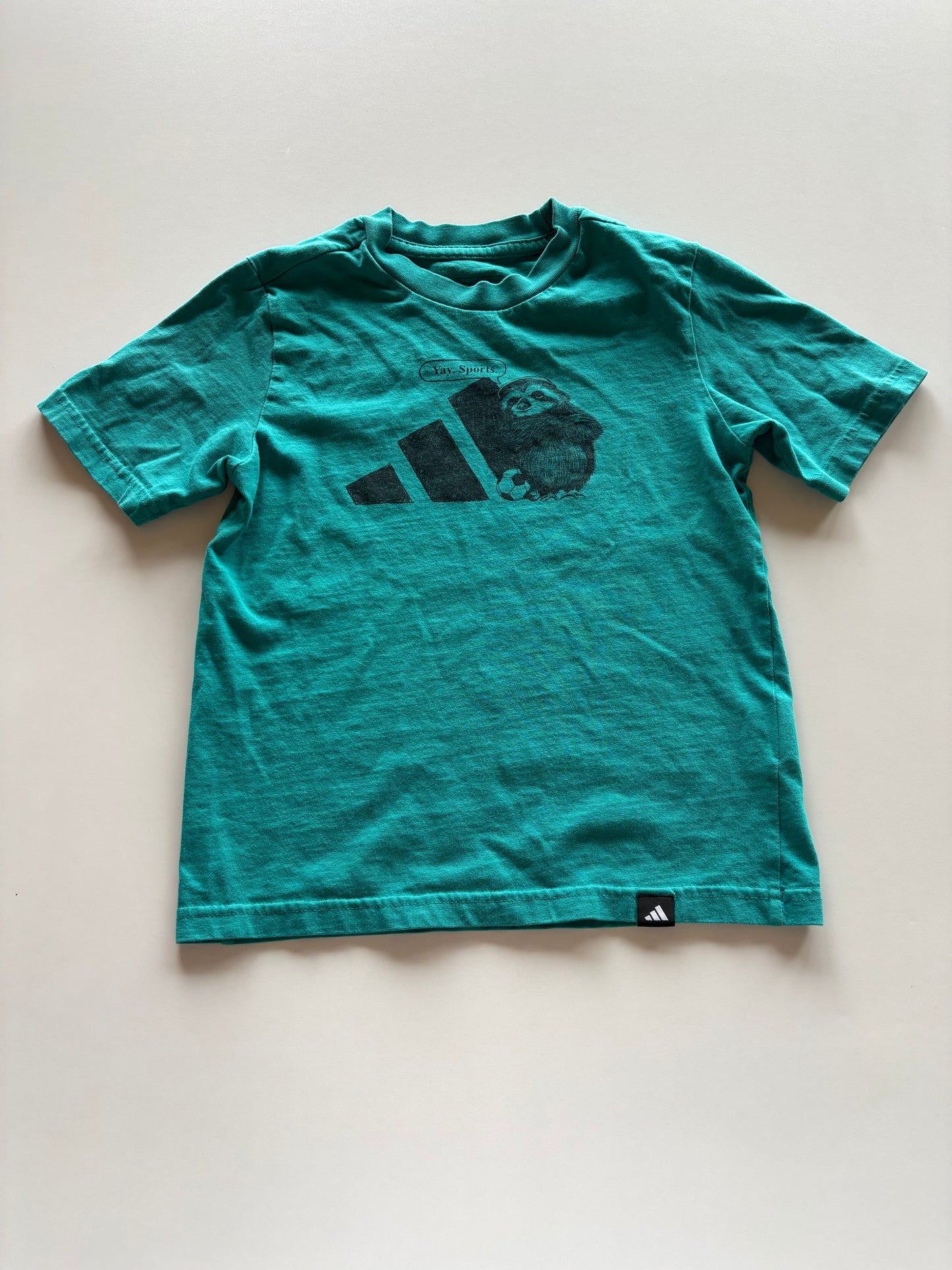 Turquoise Sloth Yay Sports Tee
