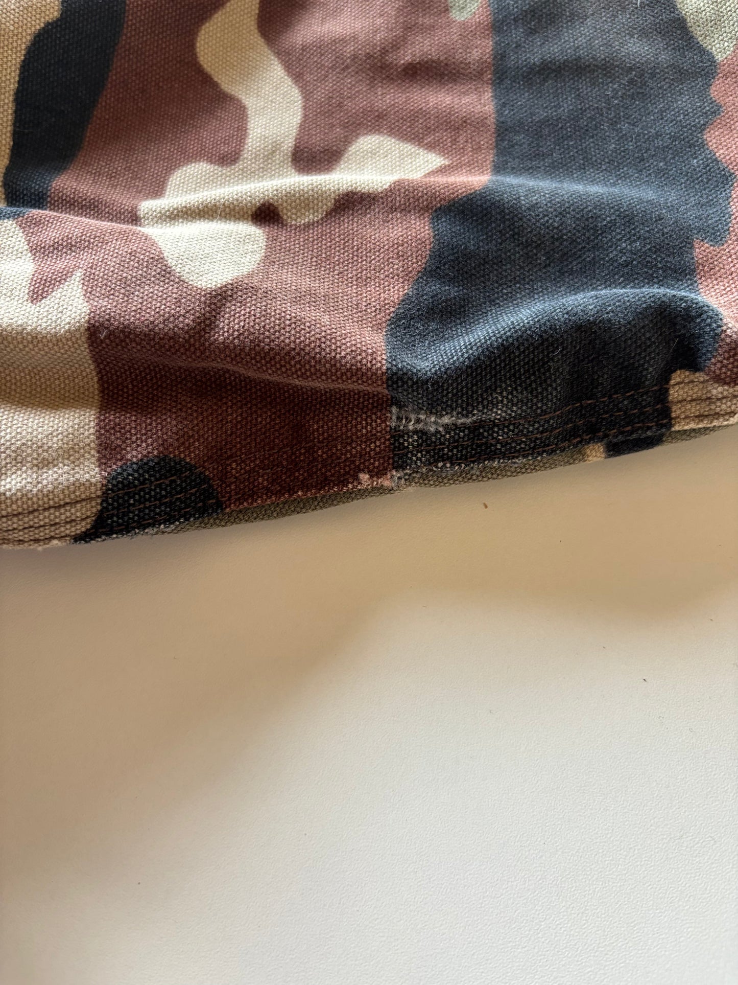 Thick Camo Canvas Jacket