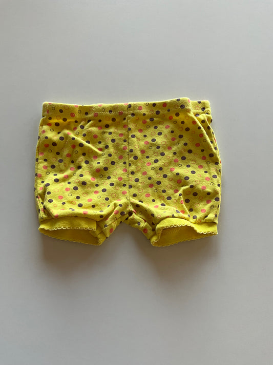 Yellow Bubble Shorts